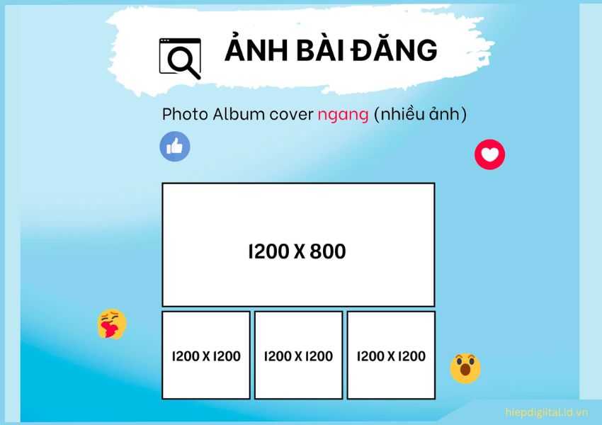 kich thước ảnh đăng facebook 3 ảnh ngang